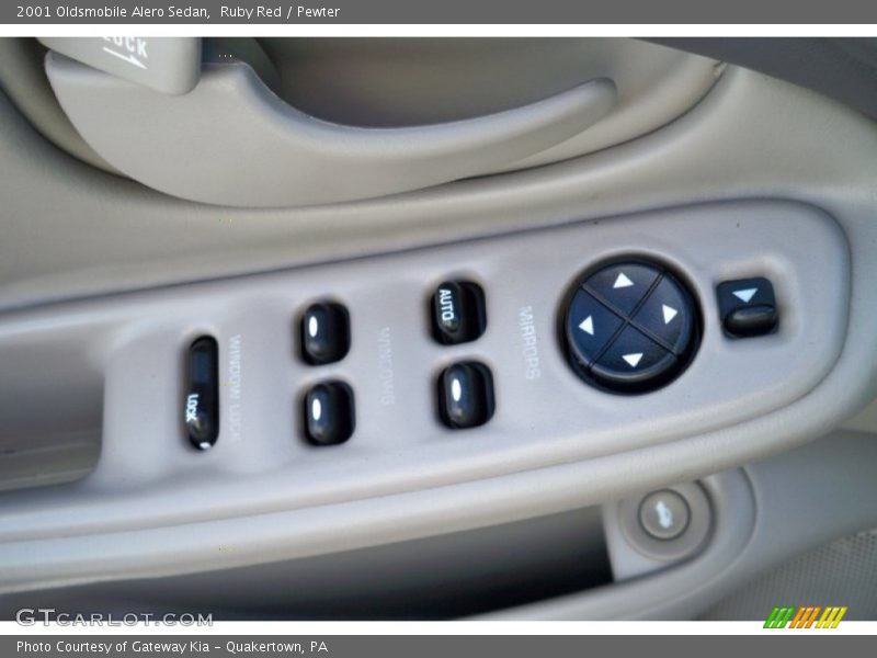 Ruby Red / Pewter 2001 Oldsmobile Alero Sedan