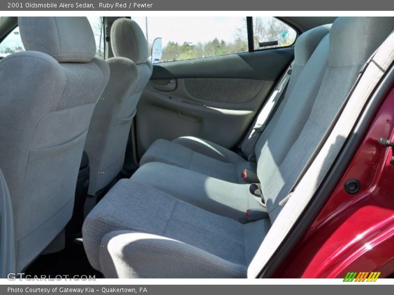 Ruby Red / Pewter 2001 Oldsmobile Alero Sedan