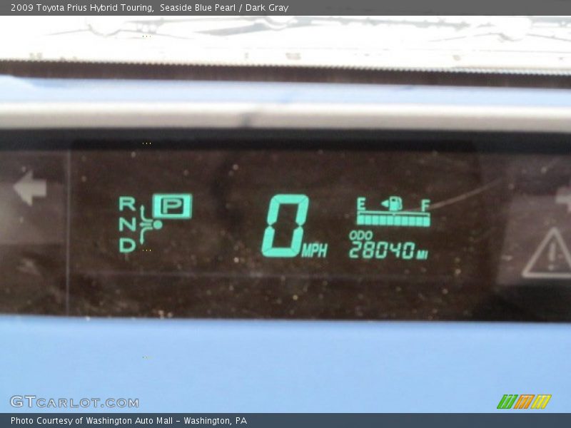 Seaside Blue Pearl / Dark Gray 2009 Toyota Prius Hybrid Touring