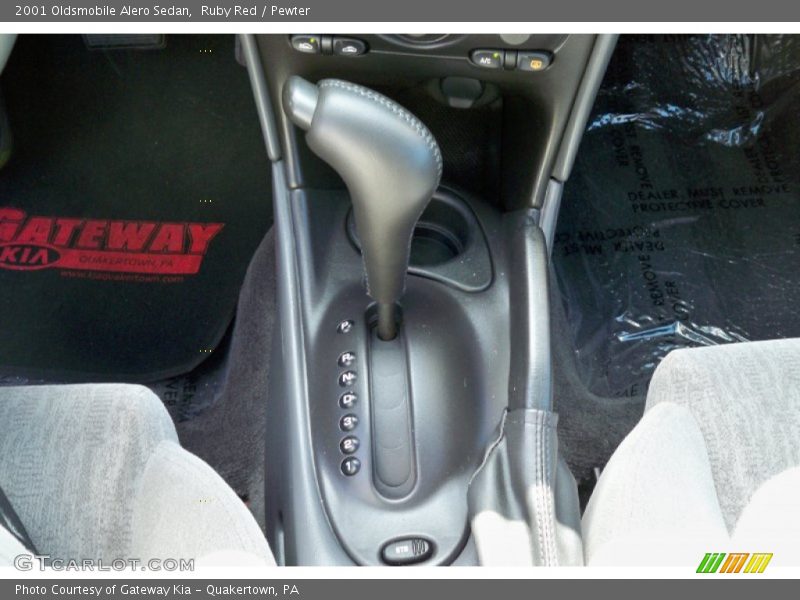 Ruby Red / Pewter 2001 Oldsmobile Alero Sedan