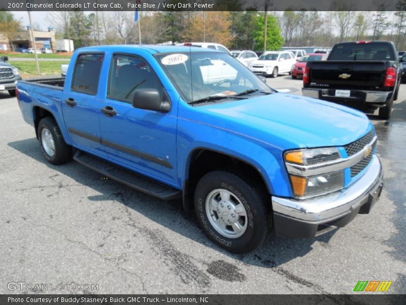 Pace Blue / Very Dark Pewter 2007 Chevrolet Colorado LT Crew Cab