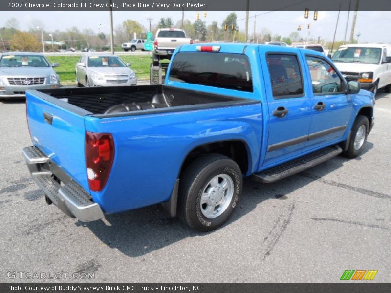 Pace Blue / Very Dark Pewter 2007 Chevrolet Colorado LT Crew Cab