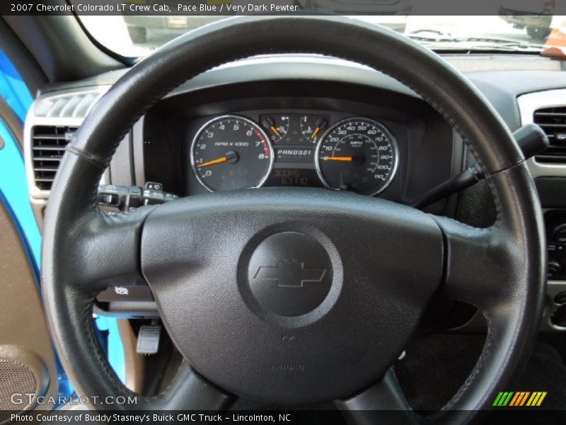 Pace Blue / Very Dark Pewter 2007 Chevrolet Colorado LT Crew Cab
