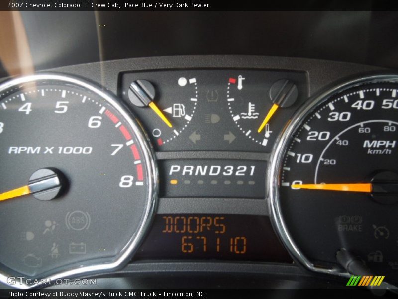 Pace Blue / Very Dark Pewter 2007 Chevrolet Colorado LT Crew Cab