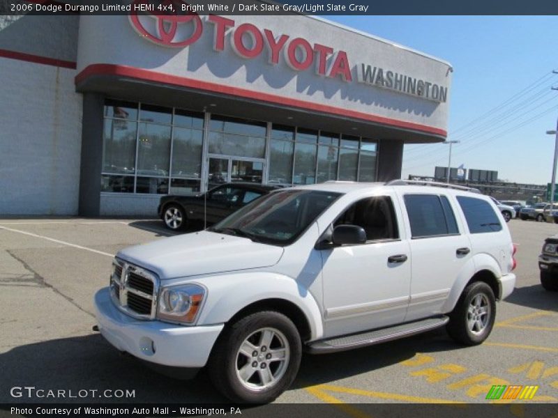 Bright White / Dark Slate Gray/Light Slate Gray 2006 Dodge Durango Limited HEMI 4x4