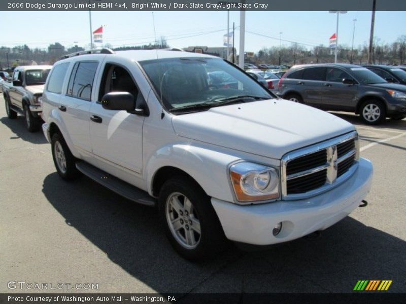 Bright White / Dark Slate Gray/Light Slate Gray 2006 Dodge Durango Limited HEMI 4x4