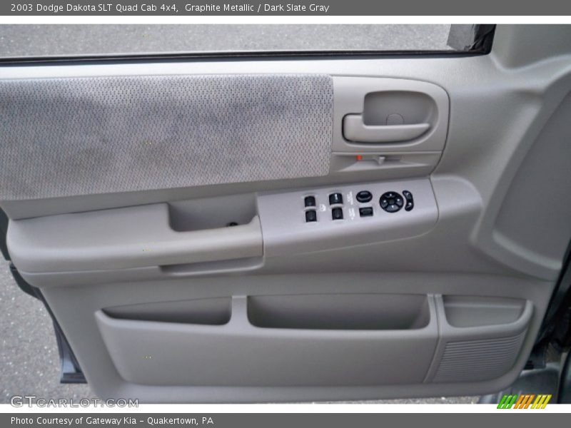 Graphite Metallic / Dark Slate Gray 2003 Dodge Dakota SLT Quad Cab 4x4