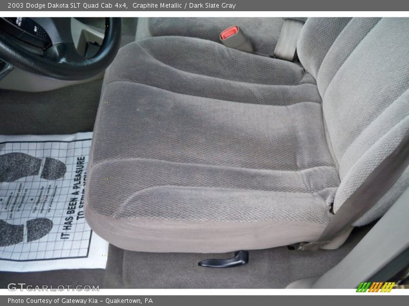 Graphite Metallic / Dark Slate Gray 2003 Dodge Dakota SLT Quad Cab 4x4