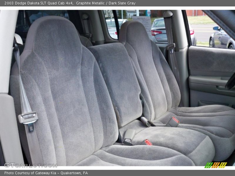 Graphite Metallic / Dark Slate Gray 2003 Dodge Dakota SLT Quad Cab 4x4