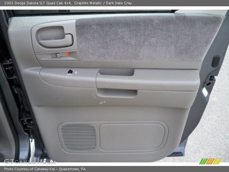 Graphite Metallic / Dark Slate Gray 2003 Dodge Dakota SLT Quad Cab 4x4