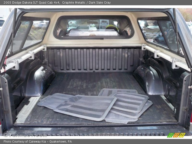 Graphite Metallic / Dark Slate Gray 2003 Dodge Dakota SLT Quad Cab 4x4