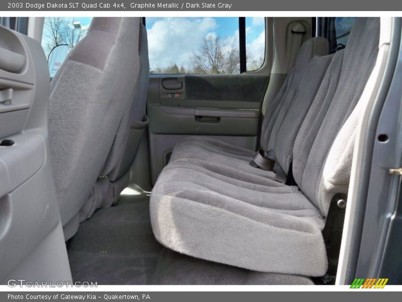 Graphite Metallic / Dark Slate Gray 2003 Dodge Dakota SLT Quad Cab 4x4