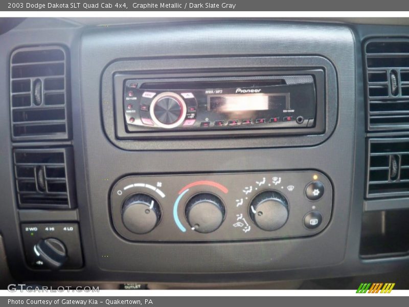 Graphite Metallic / Dark Slate Gray 2003 Dodge Dakota SLT Quad Cab 4x4