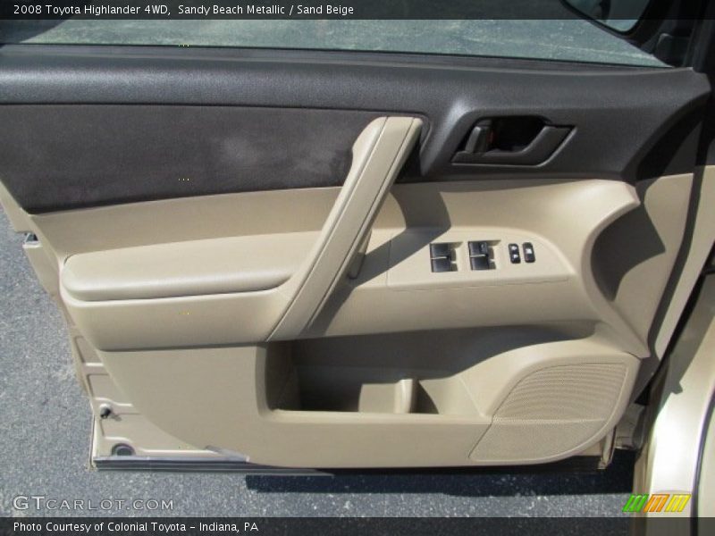 Sandy Beach Metallic / Sand Beige 2008 Toyota Highlander 4WD