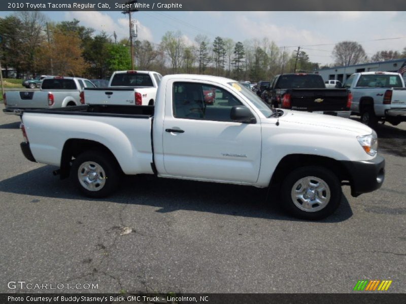 Super White / Graphite 2010 Toyota Tacoma Regular Cab