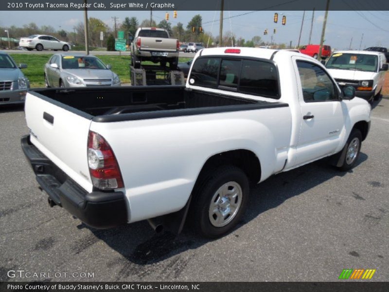 Super White / Graphite 2010 Toyota Tacoma Regular Cab