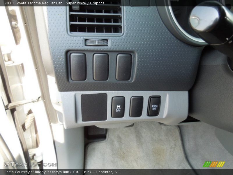 Super White / Graphite 2010 Toyota Tacoma Regular Cab