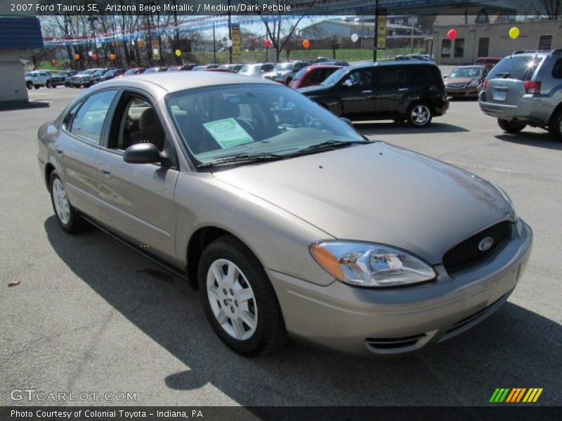 Arizona Beige Metallic / Medium/Dark Pebble 2007 Ford Taurus SE