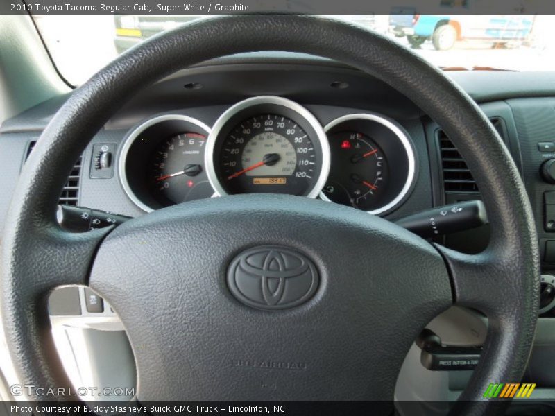 Super White / Graphite 2010 Toyota Tacoma Regular Cab