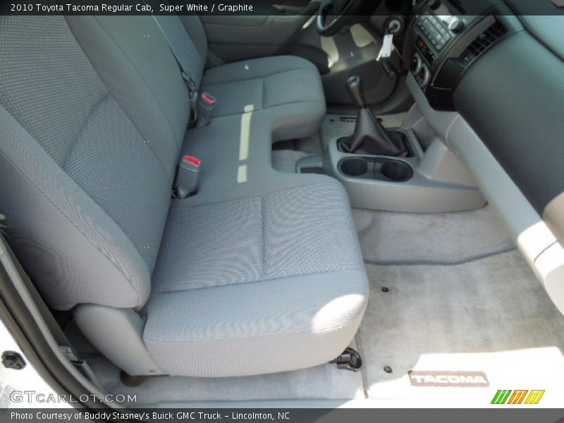 Super White / Graphite 2010 Toyota Tacoma Regular Cab
