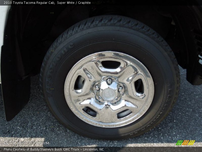 Super White / Graphite 2010 Toyota Tacoma Regular Cab