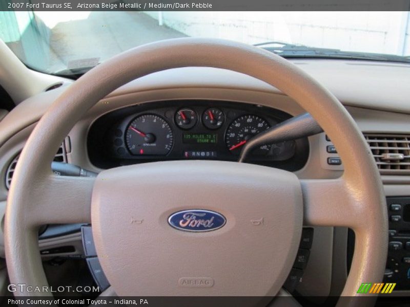 Arizona Beige Metallic / Medium/Dark Pebble 2007 Ford Taurus SE