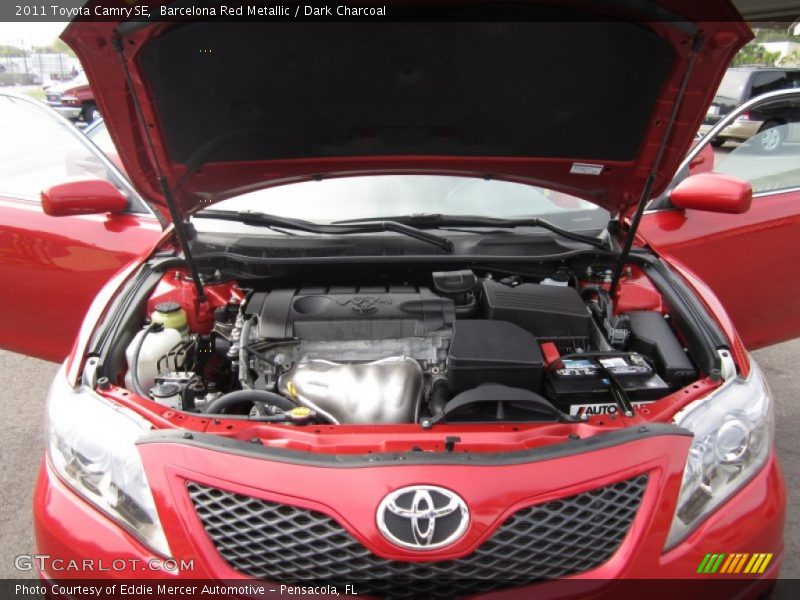 Barcelona Red Metallic / Dark Charcoal 2011 Toyota Camry SE