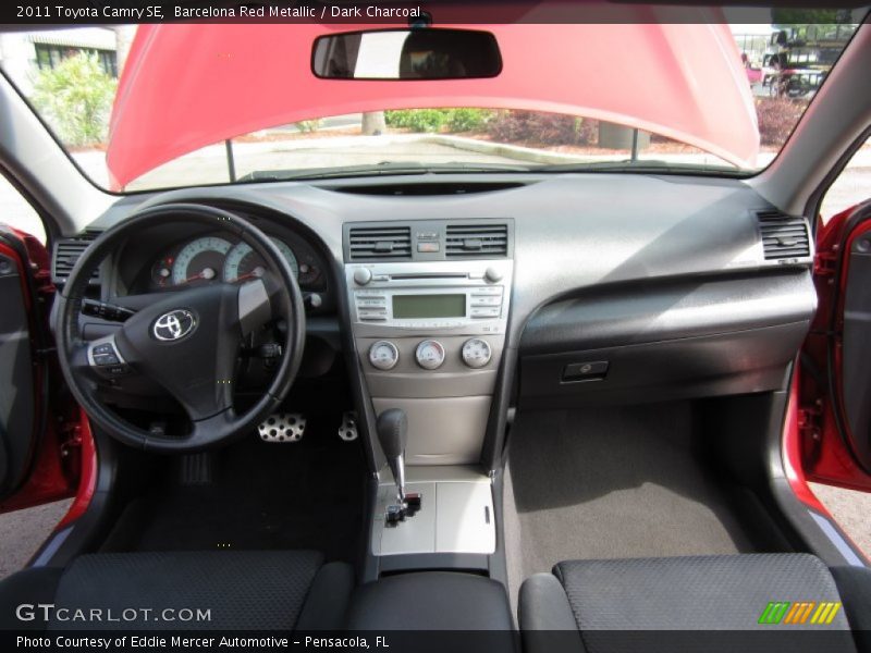 Barcelona Red Metallic / Dark Charcoal 2011 Toyota Camry SE