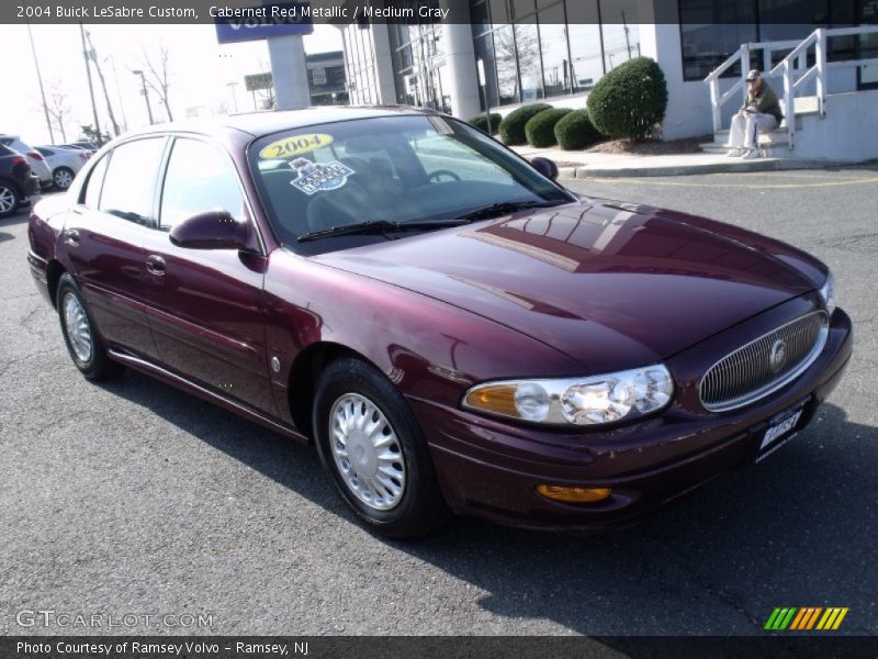Cabernet Red Metallic / Medium Gray 2004 Buick LeSabre Custom