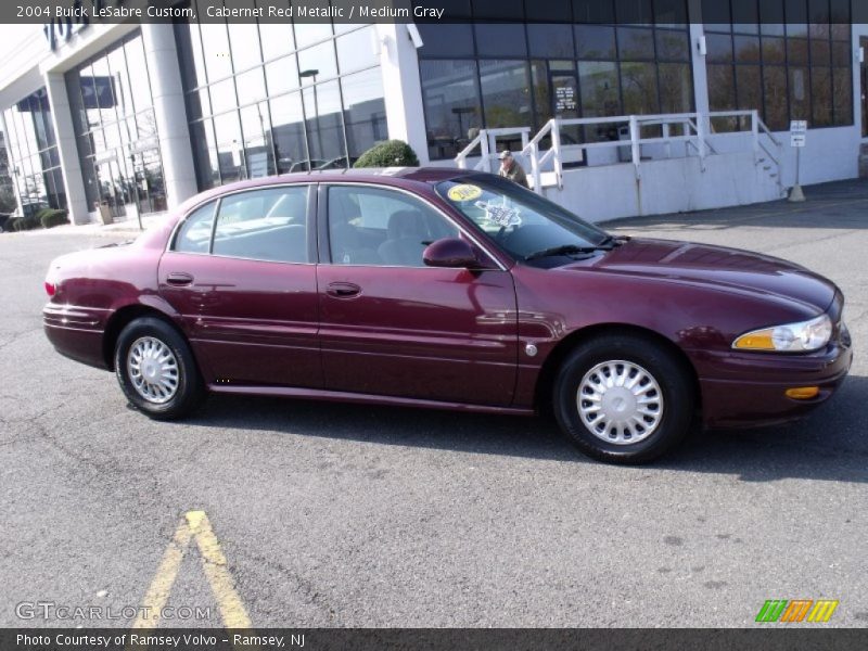 Cabernet Red Metallic / Medium Gray 2004 Buick LeSabre Custom