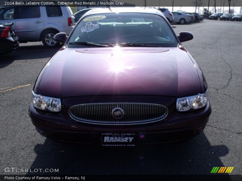 Cabernet Red Metallic / Medium Gray 2004 Buick LeSabre Custom