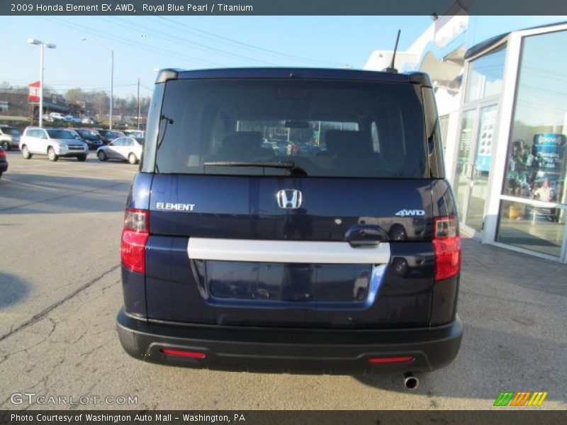 Royal Blue Pearl / Titanium 2009 Honda Element EX AWD