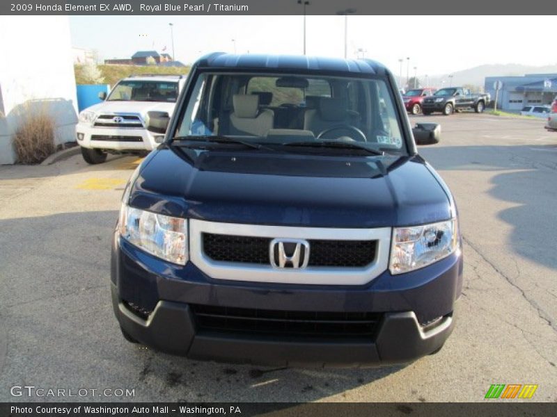 Royal Blue Pearl / Titanium 2009 Honda Element EX AWD