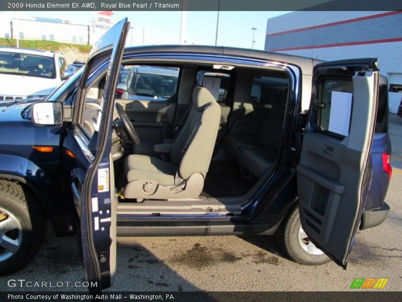 Royal Blue Pearl / Titanium 2009 Honda Element EX AWD