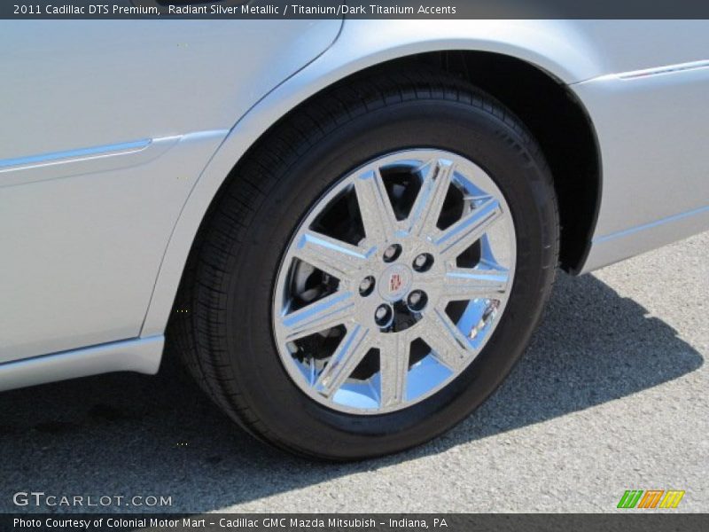 Radiant Silver Metallic / Titanium/Dark Titanium Accents 2011 Cadillac DTS Premium