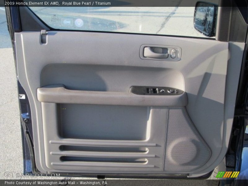 Royal Blue Pearl / Titanium 2009 Honda Element EX AWD