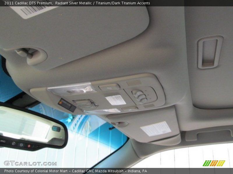 Radiant Silver Metallic / Titanium/Dark Titanium Accents 2011 Cadillac DTS Premium
