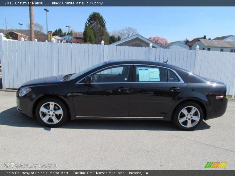 Black Granite Metallic / Ebony 2011 Chevrolet Malibu LT
