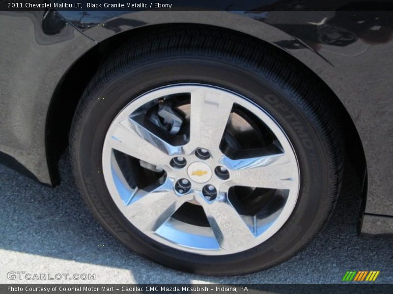 Black Granite Metallic / Ebony 2011 Chevrolet Malibu LT