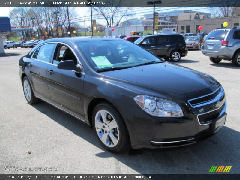 Black Granite Metallic / Ebony 2011 Chevrolet Malibu LT