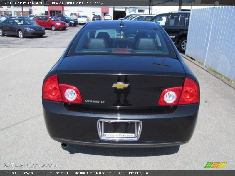 Black Granite Metallic / Ebony 2011 Chevrolet Malibu LT