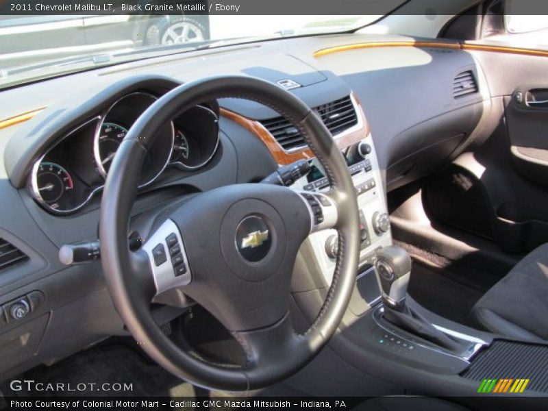 Black Granite Metallic / Ebony 2011 Chevrolet Malibu LT