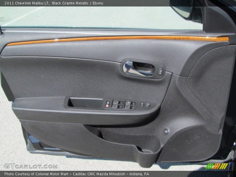Black Granite Metallic / Ebony 2011 Chevrolet Malibu LT