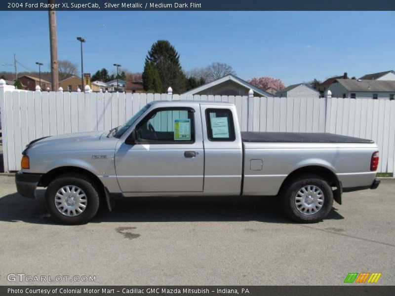 Silver Metallic / Medium Dark Flint 2004 Ford Ranger XL SuperCab