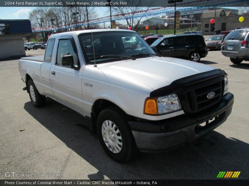 Silver Metallic / Medium Dark Flint 2004 Ford Ranger XL SuperCab
