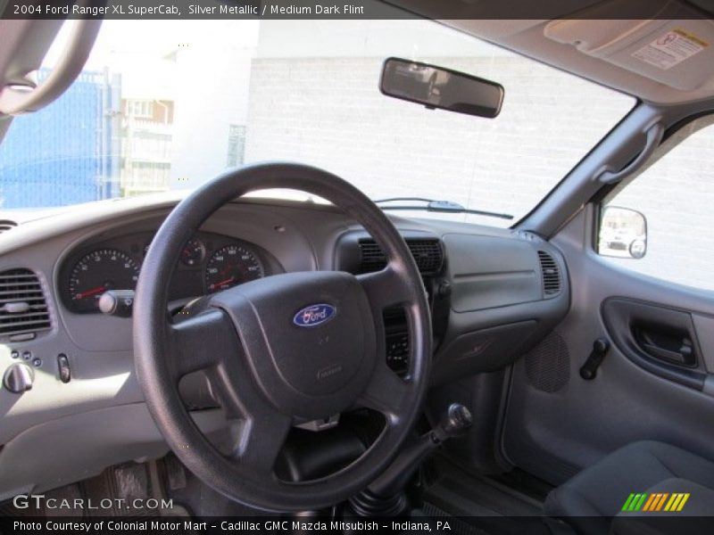 Silver Metallic / Medium Dark Flint 2004 Ford Ranger XL SuperCab