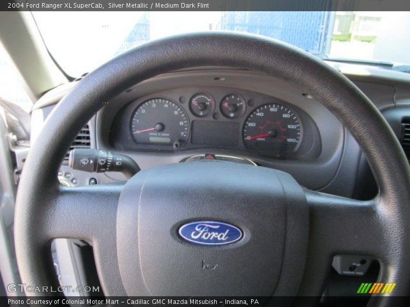 Silver Metallic / Medium Dark Flint 2004 Ford Ranger XL SuperCab