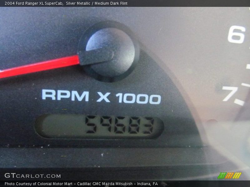 Silver Metallic / Medium Dark Flint 2004 Ford Ranger XL SuperCab