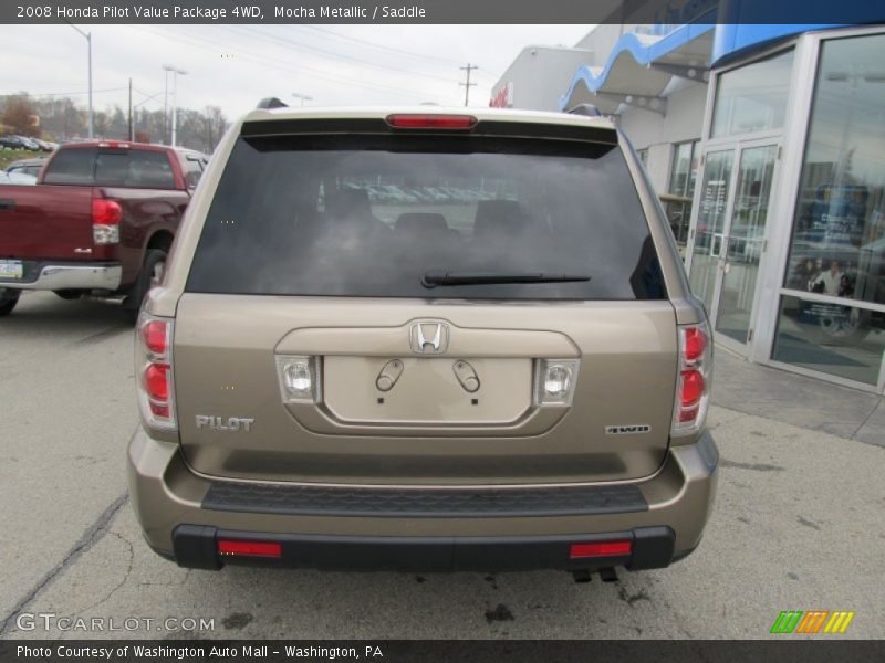 Mocha Metallic / Saddle 2008 Honda Pilot Value Package 4WD