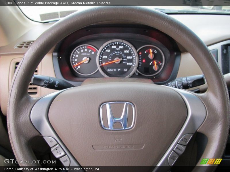 Mocha Metallic / Saddle 2008 Honda Pilot Value Package 4WD